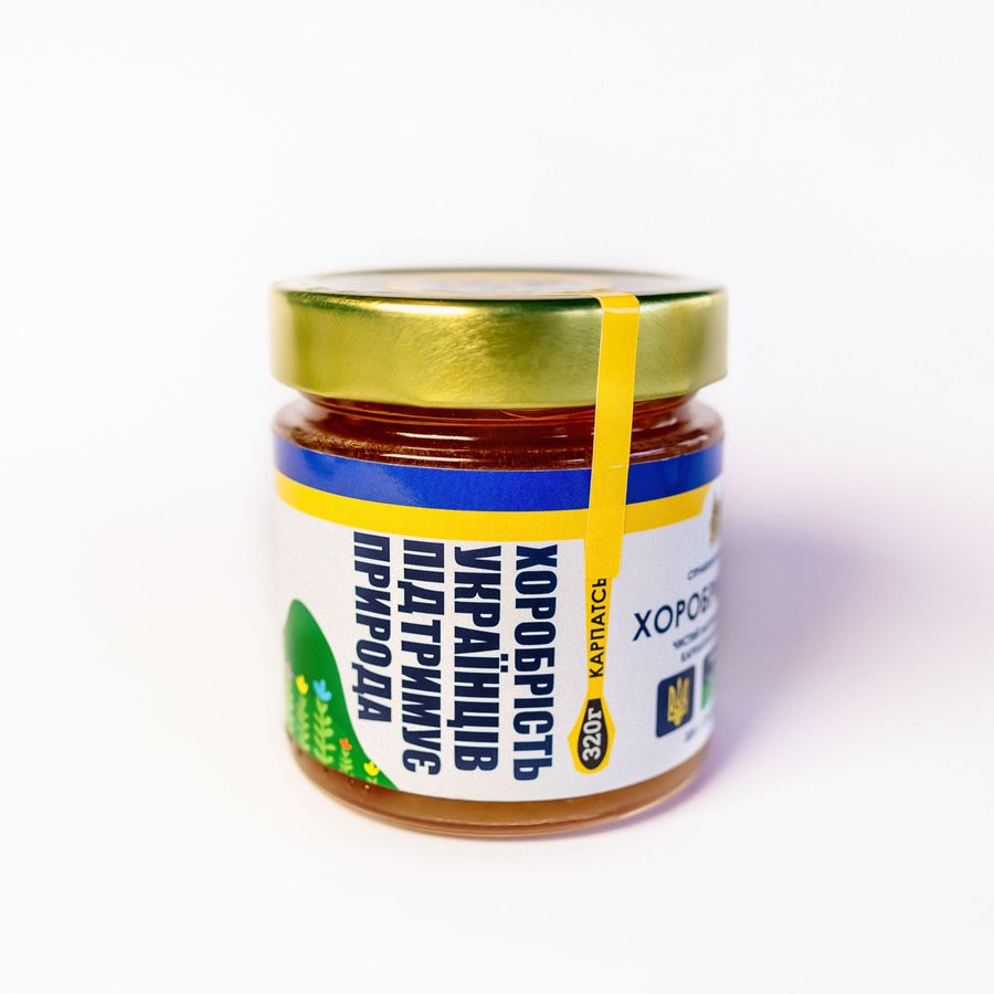 Brave Carpathian mountain honey, 320 gr