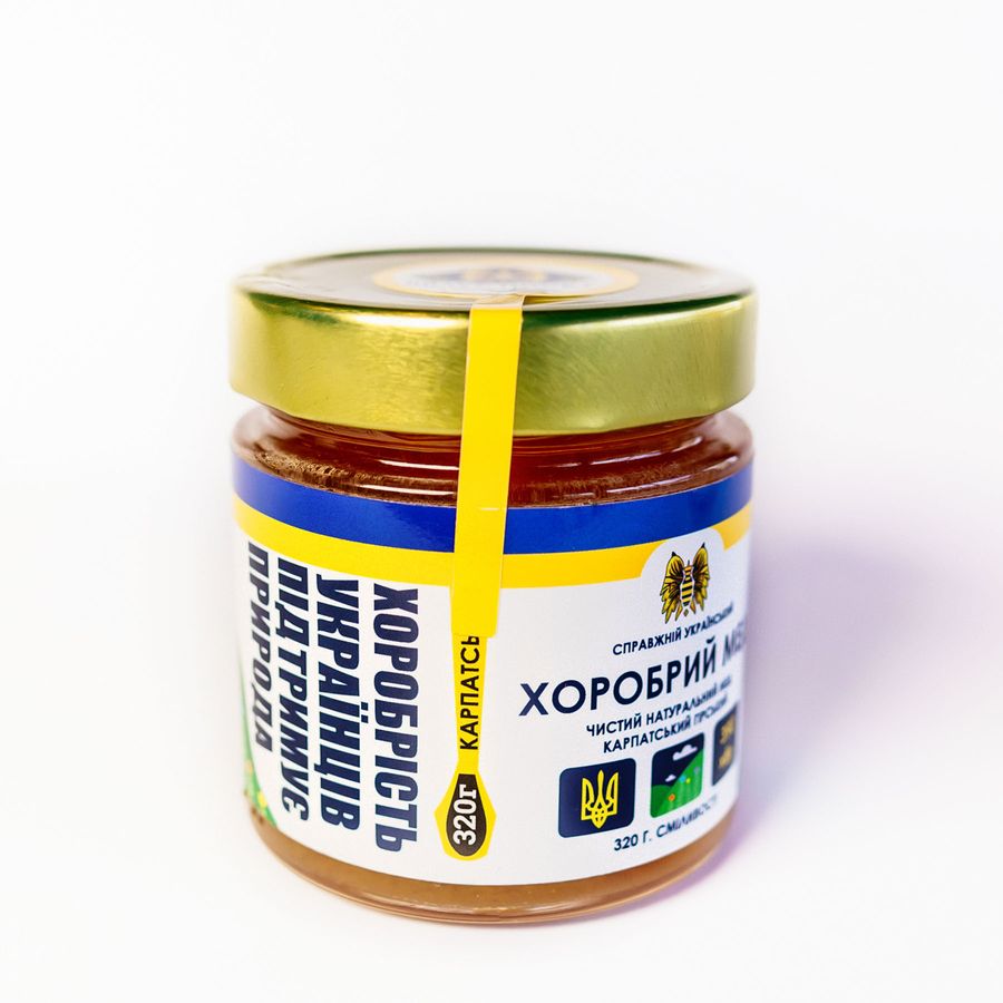 Brave Carpathian mountain honey, 320 gr