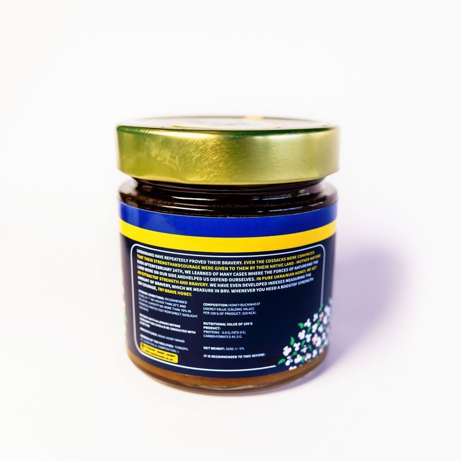 Brave honey Гречаний, 320 гр brv-bc-01-320-e фото