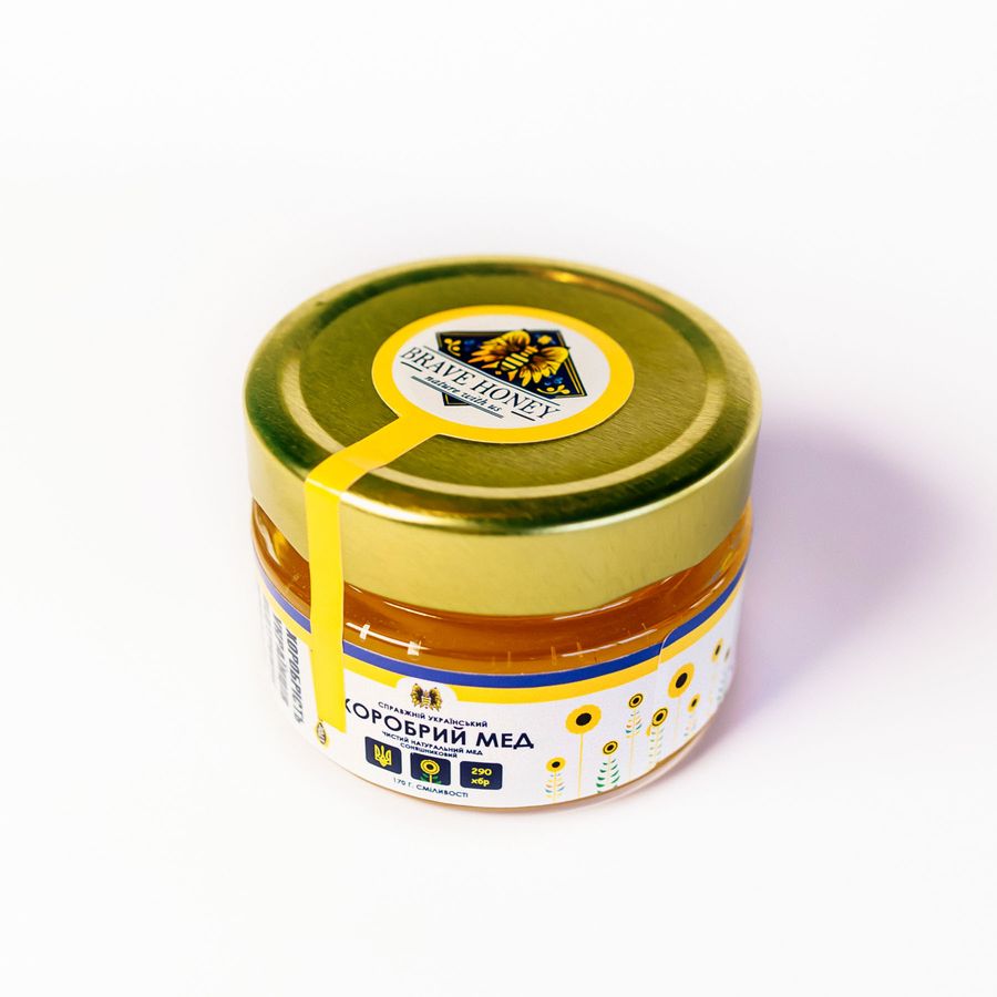 Brave sunflower honey, 170 gr