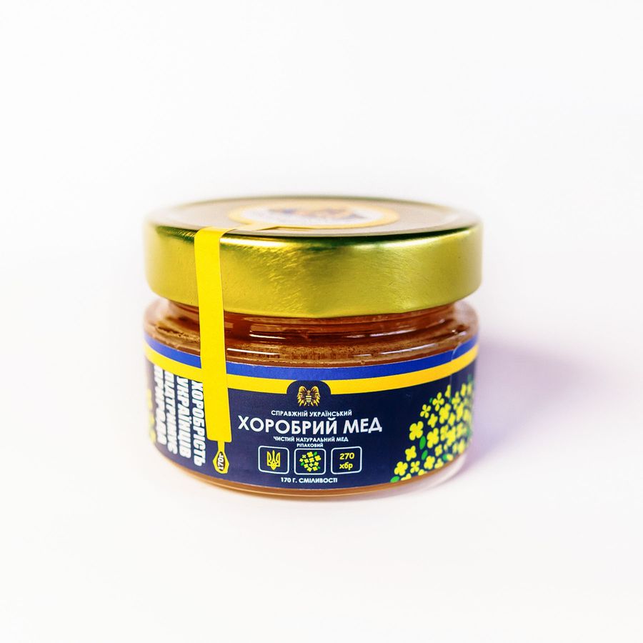 Brave Rapeseed honey, 170 gr