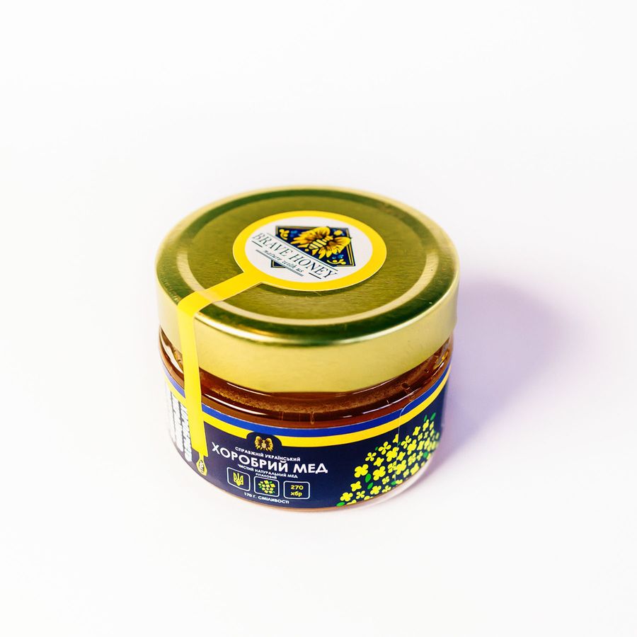 Brave Rapeseed honey, 170 gr