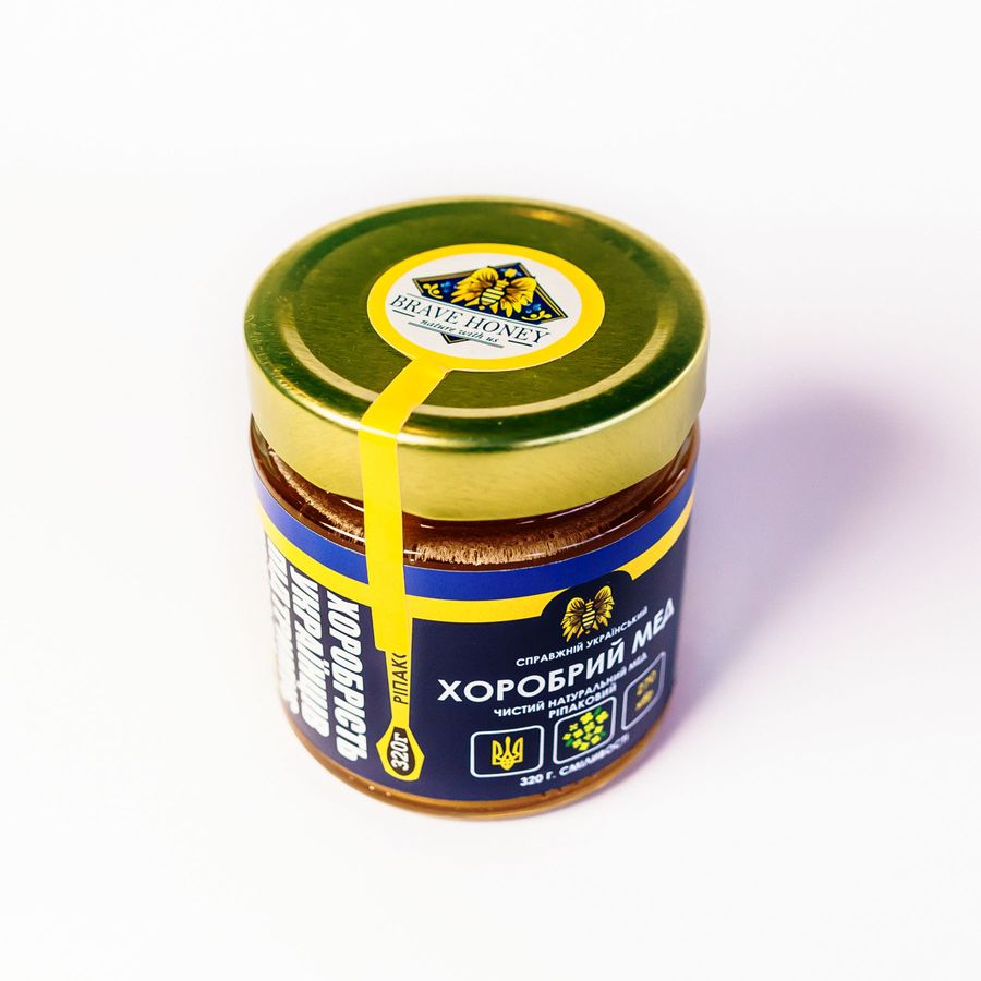 Brave Rapeseed honey, 320 gr