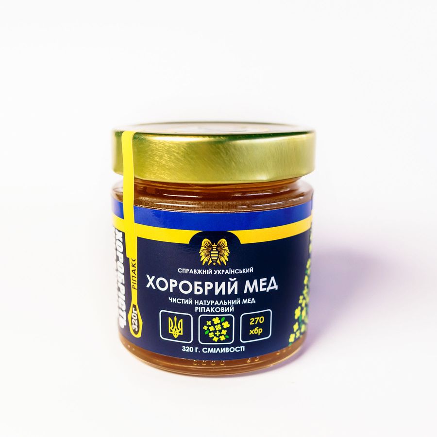 Brave Rapeseed honey, 320 gr